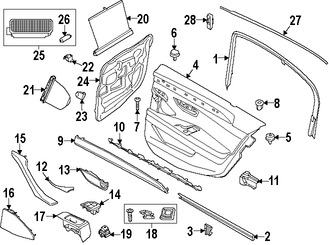 Foto de Bisel de Switch de Vidrio Electrico Original para BMW Marca BMW N�mero de Parte 51417359314