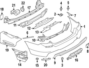 Foto de Cubierta del parachoques Original para BMW Marca BMW N�mero de Parte 51128048593
