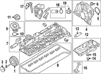 Foto de C�rter Original para BMW 535d 2014 2015 2016 BMW 535d xDrive 2014 2015 2016 Marca BMW N�mero de Parte 11137823204