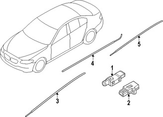 Foto de Luz de cortes�a Original para BMW Marca BMW N�mero de Parte 63319240765