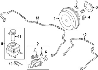 Foto de Empacadura de Booster Frenos de Potencia Original para BMW Marca BMW Nmero de Parte 34336850655