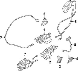 Foto de Motor Accionadro de Cerradura del Baul Original para BMW Marca BMW Nmero de Parte 51247330648