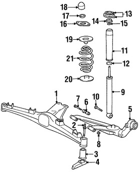 Foto de Brazo remolcador de suspensin Original para BMW Z3 1997 1998 1999 2000 2001 2002 Marca BMW Nmero de Parte 33321094761