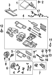 Foto de Actuador Ventanilla de Piso Aire Acondicionado / Calefaccion Original para BMW Z4 2003 2004 2005 2006 2007 2008 Marca BMW N�mero de Parte 64116936711