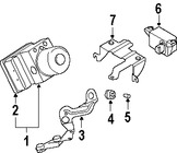Foto de M�dulo de control de ABS Original para BMW Z4 2006 2007 2008 Marca BMW N�mero de Parte 34526778492