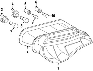 Foto de Porta Bombillo de Retroceso Original para BMW Marca BMW Nmero de Parte 63117407330