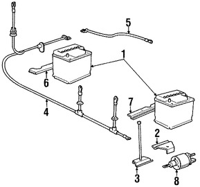 Foto de Solenoide de Encendido Original para BMW 840Ci BMW 850Ci BMW 850CSi BMW 850i BMW 750iL Marca BMW Nmero de Parte 12411720442