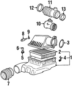 Foto de Sensor de Temperatura de Carga de Aire Original para BMW 840Ci 1995 1996 1994 1997 Marca BMW Nmero de Parte 13621730035