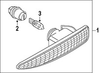 Foto de Luz de marcador lateral Original para BMW Marca BMW Nmero de Parte 63137164756