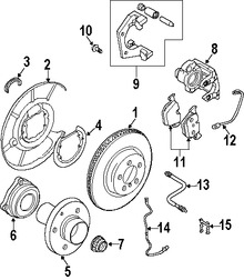 Foto de L�nea hidr�ulica de Freno Original para BMW Marca BMW N�mero de Parte 34321159882