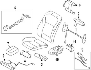 Foto de Motor de Asiento Original para BMW Marca BMW N�mero de Parte 52209181793