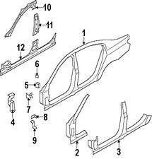 Foto de Pilar B de Carroceria Original para BMW Marca BMW Nmero de Parte 41217204435