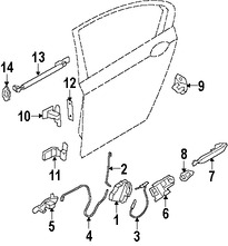 Foto de Bisagra de puerta Original para BMW Marca BMW N�mero de Parte 41007203989