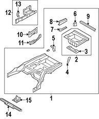 Foto de Espaciador de Parachoque Original para BMW Marca BMW N�mero de Parte 41107175173