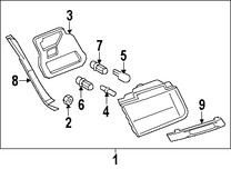 Foto de Conjunto de luz de retroceso Original para BMW Marca BMW Nmero de Parte 63217300271