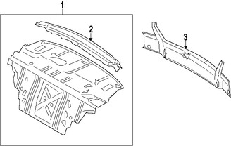Foto de Panel posterior Original para BMW Marca BMW Nmero de Parte 41347204084