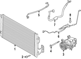 Foto de Manguera de succin Refrigerante Aire Acondicionad Original para BMW Marca BMW Nmero de Parte 64539217375