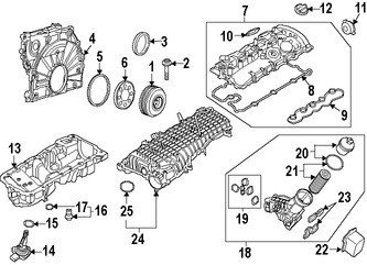 Foto de Solenoide de Tiempo Variable Original para BMW  Mini Cooper Marca BMW N�mero de Parte 11367614288