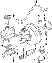 Foto de Bomba de Vac�o de Servofreno Original para BMW M6 BMW M5 Marca BMW N�mero de Parte 34336769029