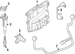 Foto de Computadora del Motor Original para BMW Marca BMW N�mero de Parte 12148665625