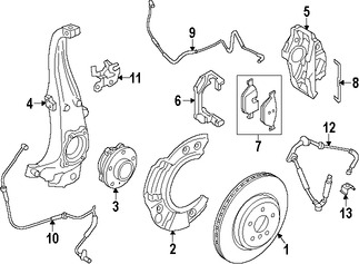 Foto de Grapa Antivibradora Disco de Freno Original para BMW 640i Gran Coupe BMW 640i BMW 640i xDrive BMW 640i xDrive Gran Cou Marca BMW Nmero de Parte 34117846699