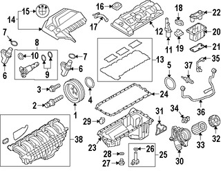 Foto de Sensor de temperatura de Refrigerante del motor Original para BMW  Mini Cooper Marca BMW Nmero de Parte 13627580635