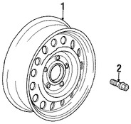 Foto de Ruedas Original para BMW Marca BMW N�mero de Parte 36111095007