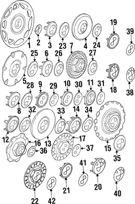 Foto de Tapon / Tapacubo / Taza de la Rueda Original para BMW Marca BMW Nmero de Parte 36131181080