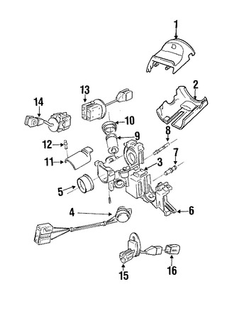 Foto de Interruptor Combinado Original para BMW Marca BMW N�mero de Parte 61318360911