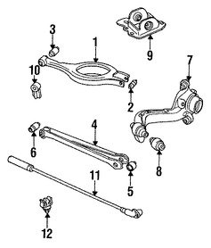 Foto de Buje del Brazo de Control de la Suspensi�n Original para BMW Marca BMW N�mero de Parte 33321092247