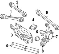 Foto de Brazo remolcador de suspensin Original para BMW Marca BMW Nmero de Parte 33326763477