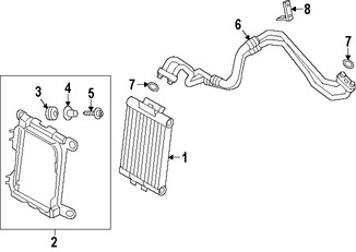 Foto de Kit de Soporte de Enfriador de Aceite Original para BMW Marca BMW Nmero de Parte 17217600698