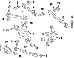 Foto de Buje del Muon de Suspensin Original para BMW Marca BMW Nmero de Parte 33326792551