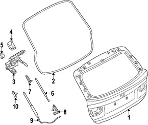 Foto de Puerta Trasera Original para BMW 328i xDrive BMW 328d xDrive BMW Marca BMW Nmero de Parte 41007314180