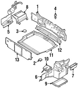 Foto de Panel posterior Original para BMW 323Ci BMW 325Ci BMW 330Ci BMW M3 Marca BMW N�mero de Parte 51478236295
