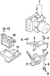 Foto de M�dulo de control de ABS Original para BMW Marca BMW N�mero de Parte 34526863357