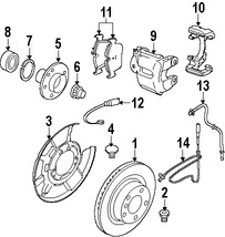 Foto de Tuerca de Eje Original para BMW Marca BMW N�mero de Parte 33406799223
