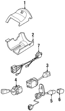 Foto de Interruptor Combinado Original para BMW 318ti 1995 1996 1997 1998 1999 Marca BMW N�mero de Parte 61318360909