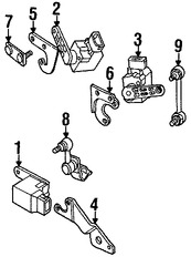 Foto de Sensor de Altura de Suspensin Original para BMW X5 Marca BMW Nmero de Parte 33311094061