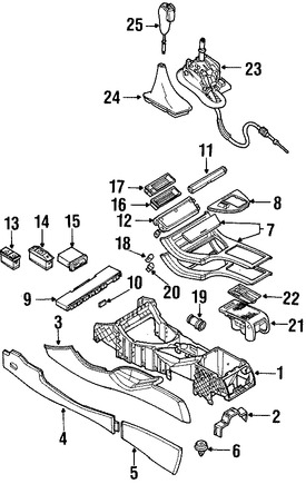 Foto de Interruptor de Luz de Emergencia Original para BMW Marca BMW Nmero de Parte 61318368920
