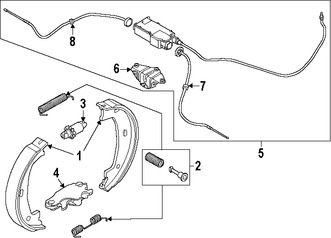 Foto de Palanca de Freno de Parking Original para BMW X5 Marca BMW Nmero de Parte 34416851439