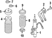 Foto de Puntal Suspensi�n Original para BMW X6 2010 2011 Marca BMW N�mero de Parte 31336794842