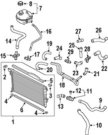 Foto de Manguera de Rebose Refrigerante de Motor Original para Mini Cooper Cooper Marca BMW Nmero de Parte 17127518581