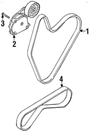 Foto de Banda serpentina Original para Mini Cooper Cooper Marca BMW Nmero de Parte 11287518250