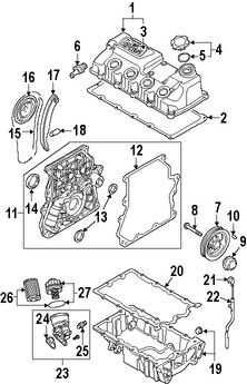 Foto de Crter Original para Mini Cooper Cooper Marca BMW Nmero de Parte 11137513061