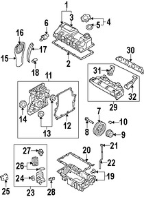 Foto de Empacadura del Mltiple de Admisin Original para Mini Cooper Cooper Marca BMW Nmero de Parte 11611173671