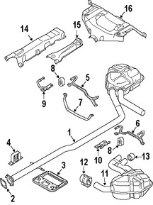 Foto de Silenciador Original para Mini Cooper Cooper Marca BMW Nmero de Parte 18207545128