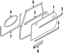 Foto de Carcasa de puerta Original para Mini Cooper Cooper Marca BMW Nmero de Parte 41517202912