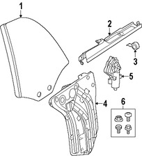 Foto de Regulador de Vidrio Automatico Original para Mini Cooper Cooper Marca BMW Nmero de Parte 51377111018