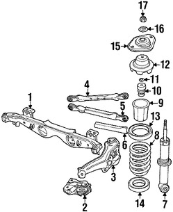 Foto de Aislante de Muelle Original para Mini Cooper Cooper Marca BMW Nmero de Parte 33531495715